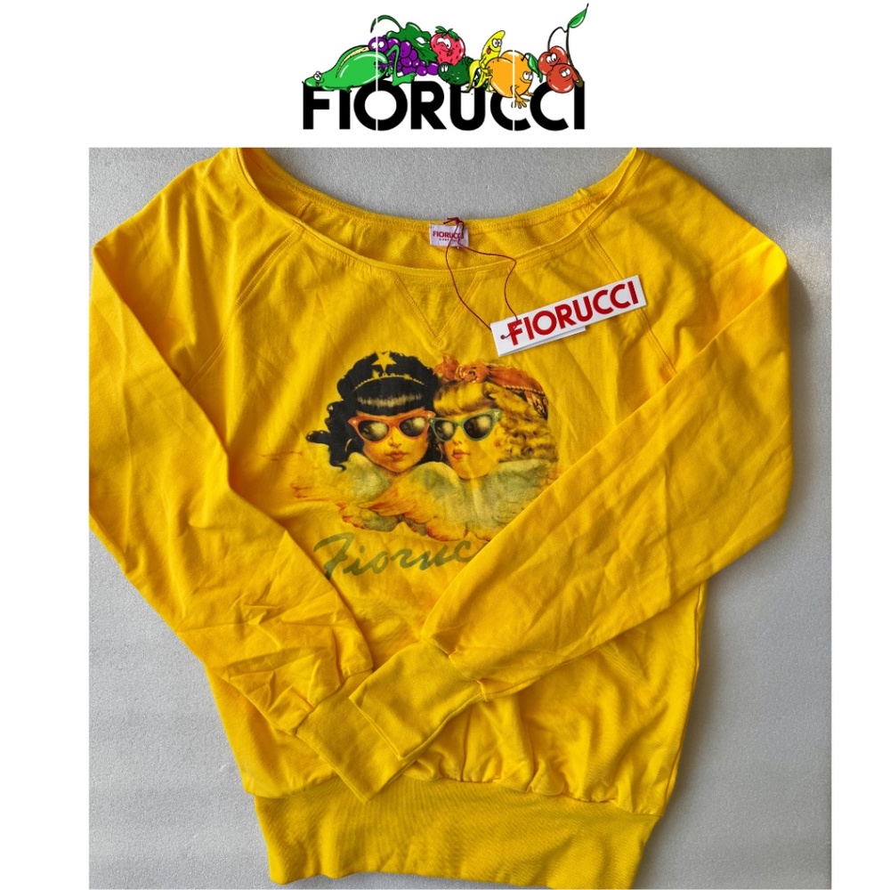 Fiorucci Angels Long Sleeve Drop Waist Tee